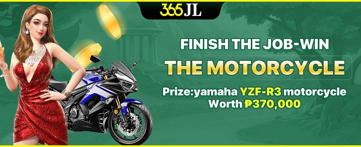 Ride & Win Motorcycle Prize promotion banner
