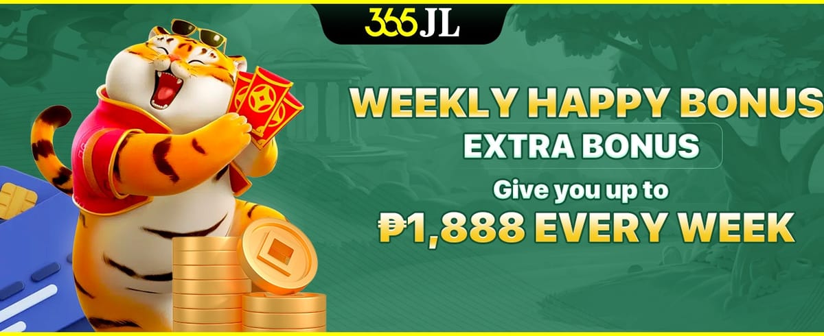 Weekly Happy Reload Bonus promotion banner